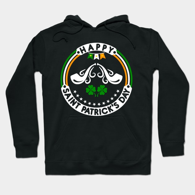 Happy Saint Patrick's Day Pipes Hoodie by GoodyBroCrafts